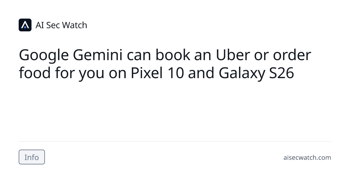 Google Gemini can book an Uber or order food for you on Pixel 10 and ...